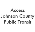 Access Johnson Country Public Transit